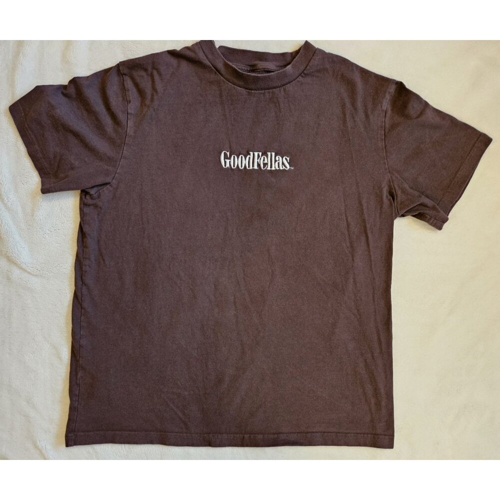 Shoe Palace Goodfellas Mens L T Shirt Black Movie Promo Mafia Double Sided